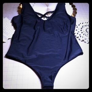 Gabrielle Union Black Bodysuit EUC Size L